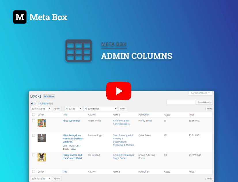 mb admin columns