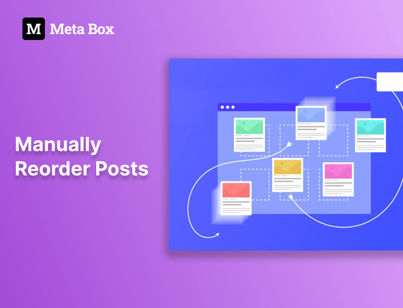 manually reorder posts