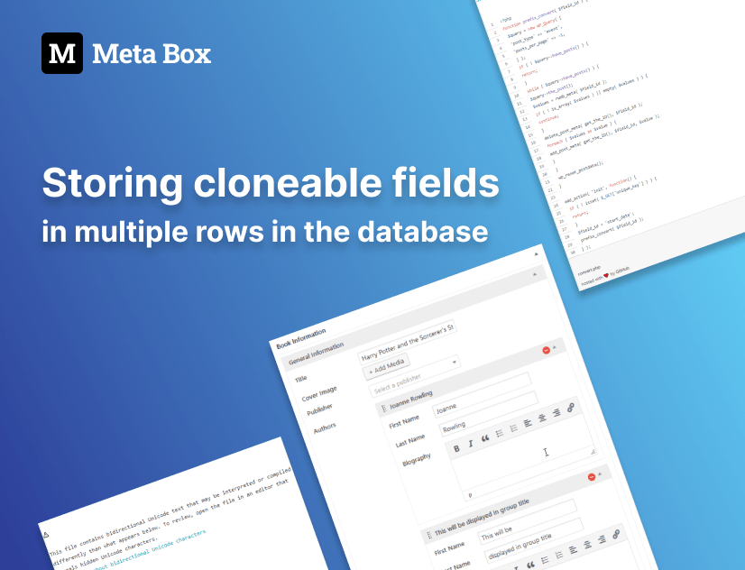 storing cloneable fields in multiple rows in the database